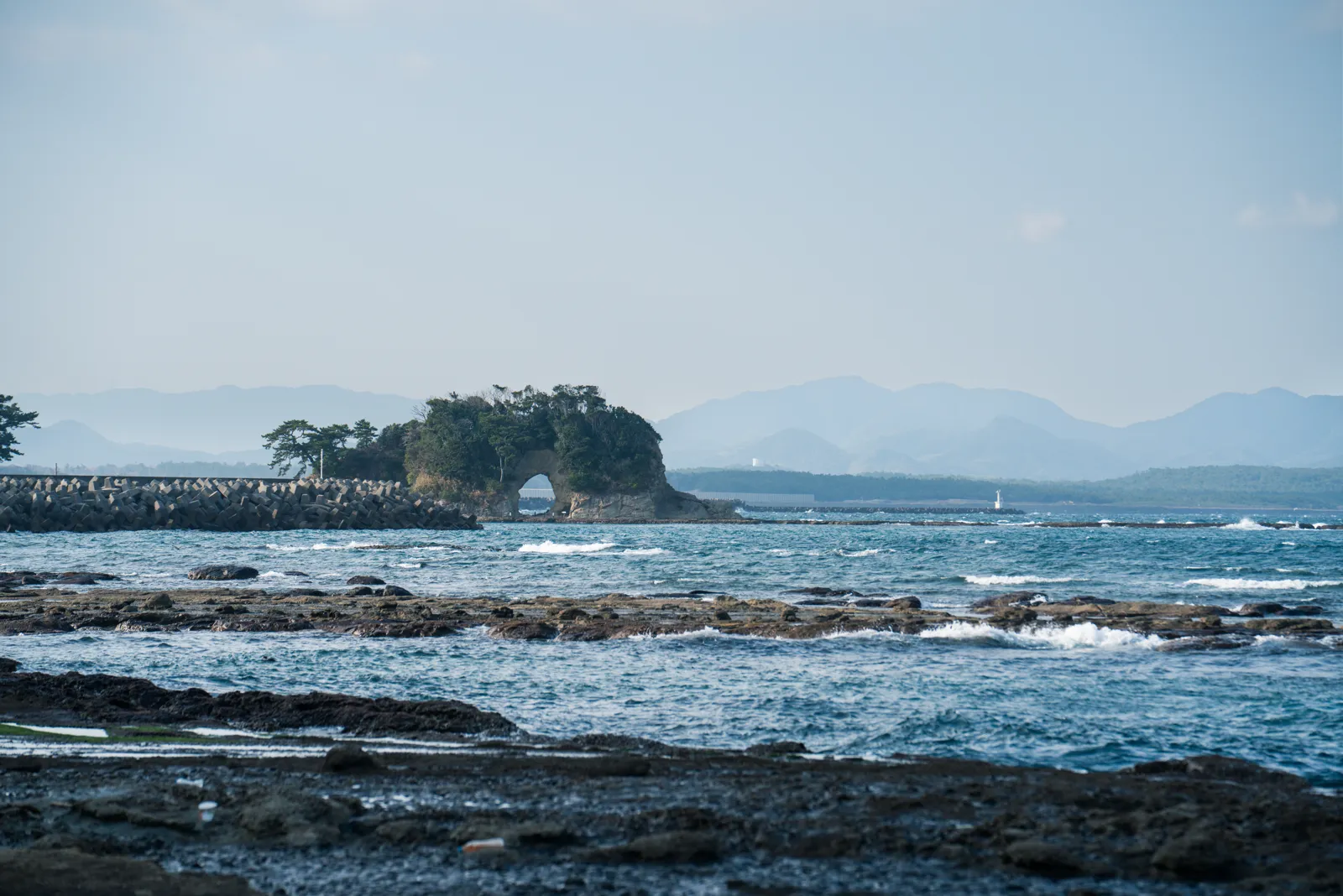 狩尾岬の海